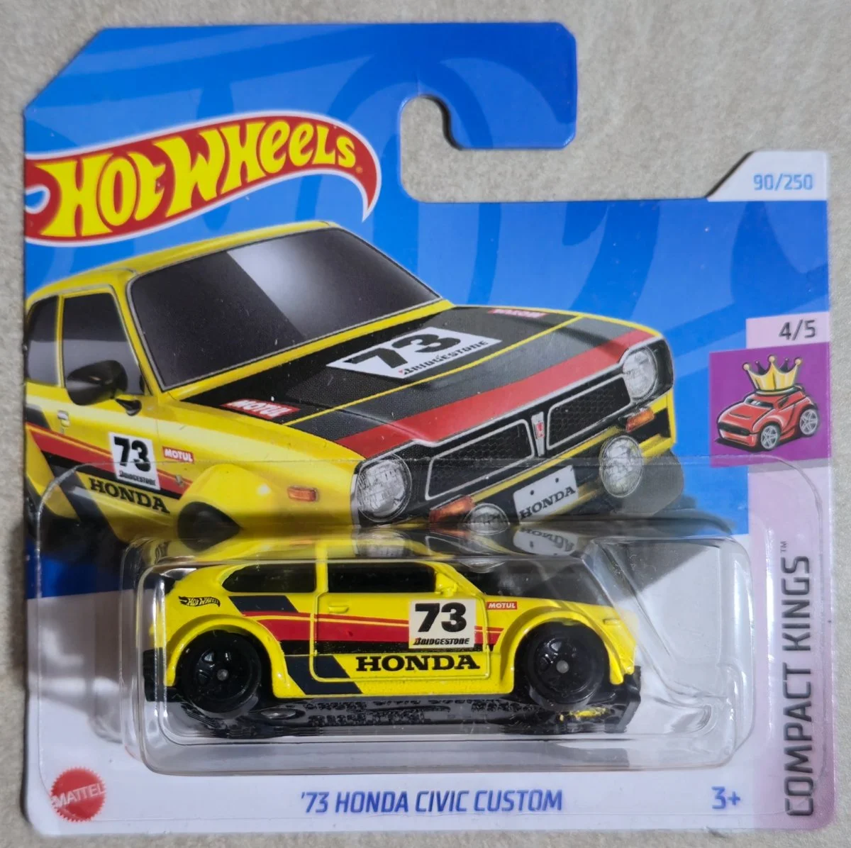 Hot Wheels '73 Honda Civic Custom 1:64