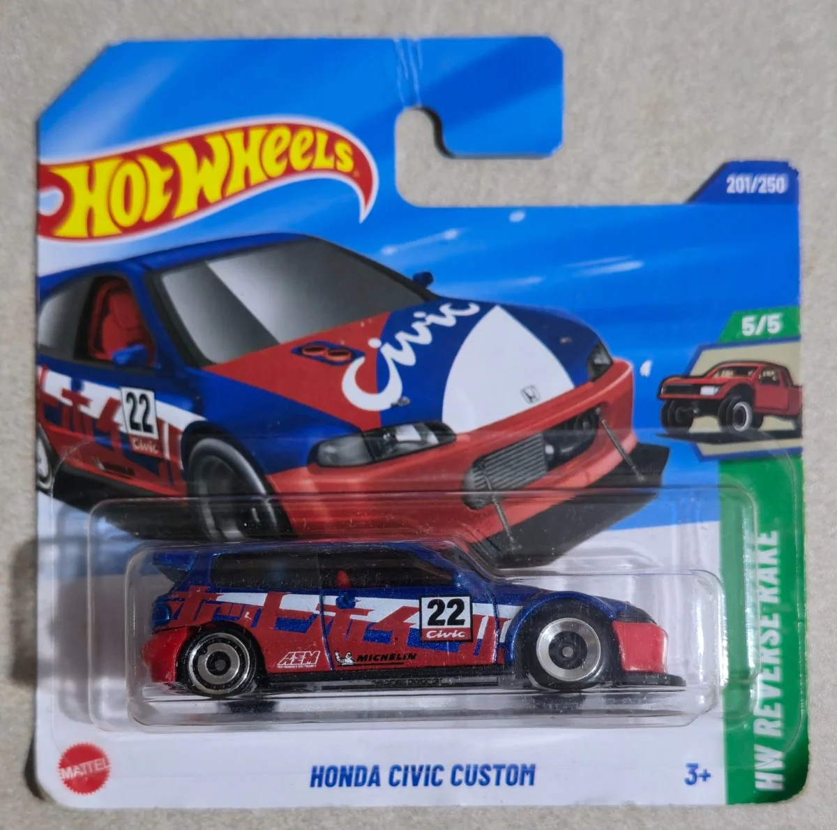 Hot Wheels Honda Civic Custom 1:64
