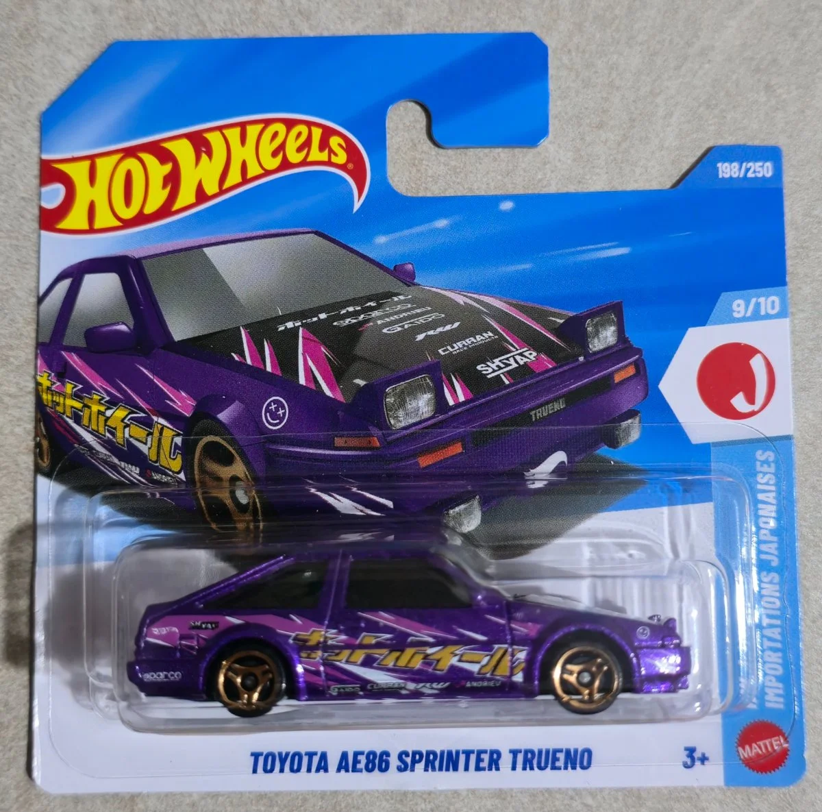 Hot Wheels Toyota AE86 Sprinter Trueno  1:64