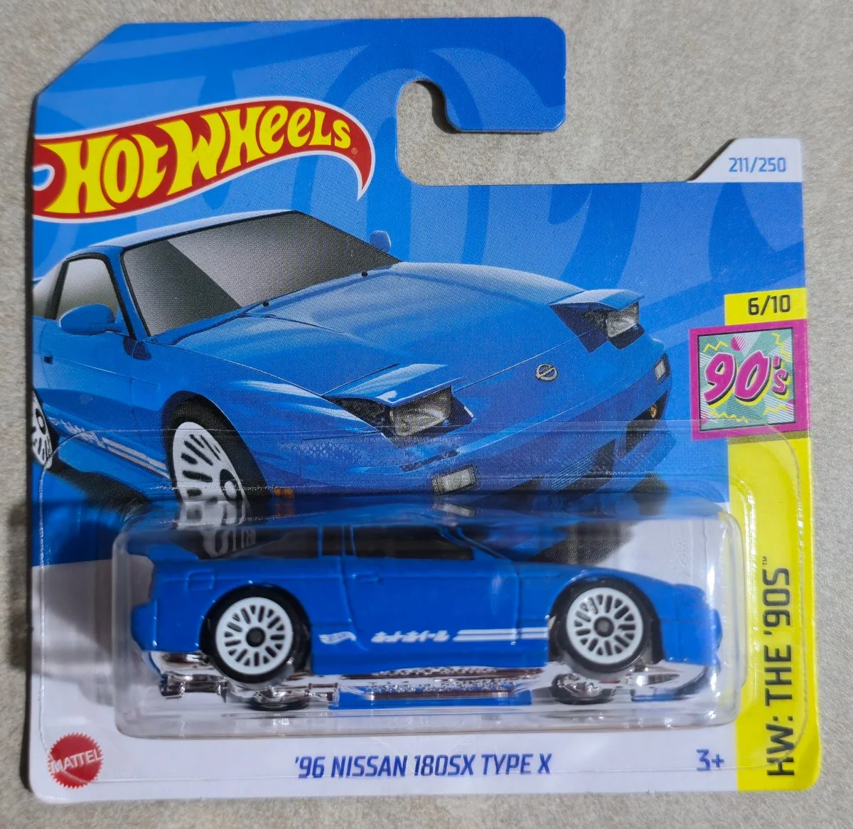 Hot Wheels '96 Nissan 180SX Type X 1:64