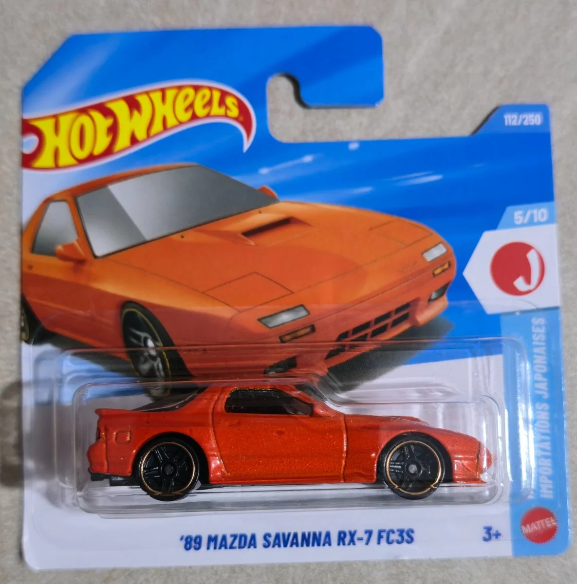 Hot Wheels '89 Mazda Savanna RX-7 FC3S 1:64