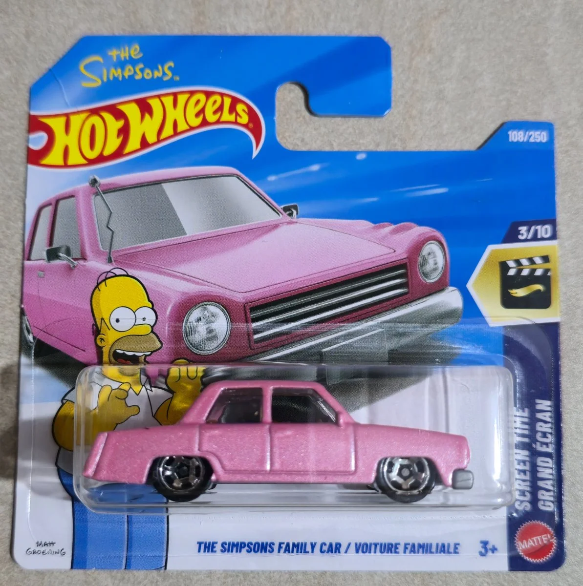 Hot Wheels The Simpsons Family Car 1:64