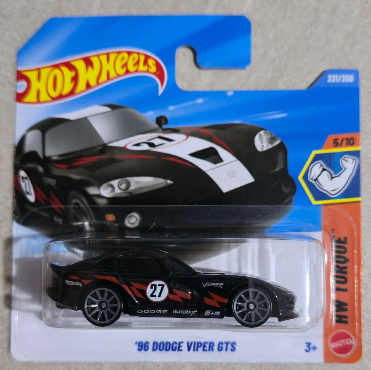Hot Wheels '96 Dodge Viper GTS 1:64