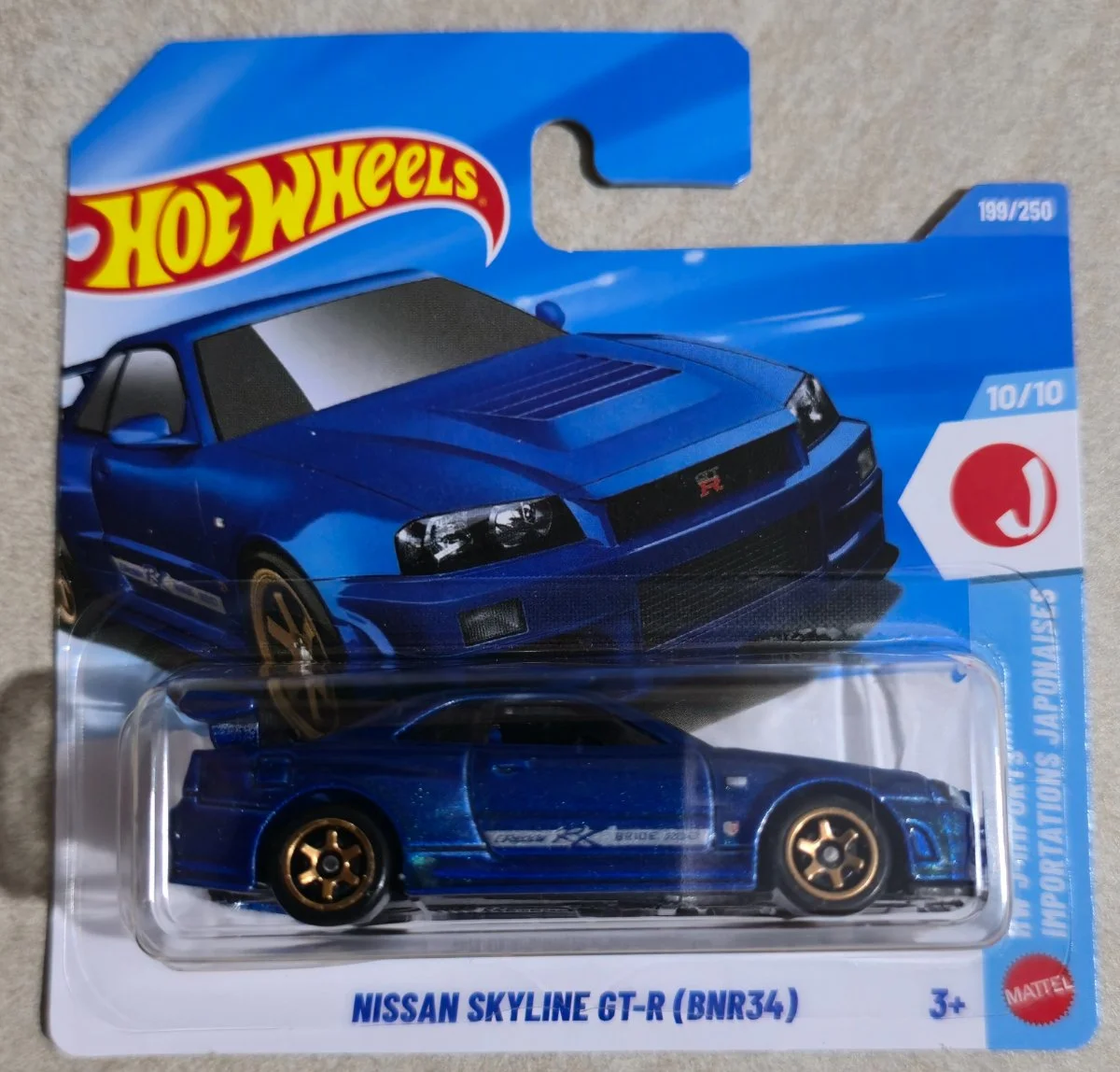 Hot Wheels Nissan Skyline GT-R (BNR34) 1:64