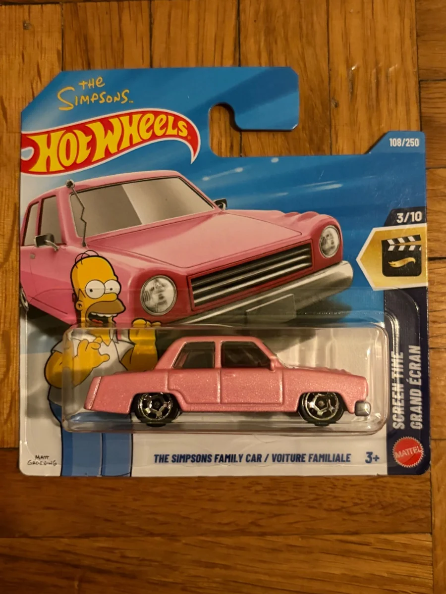 Hot Wheels THE SIMPSONS FAMILY CAR / SCREEN TIME 1:64