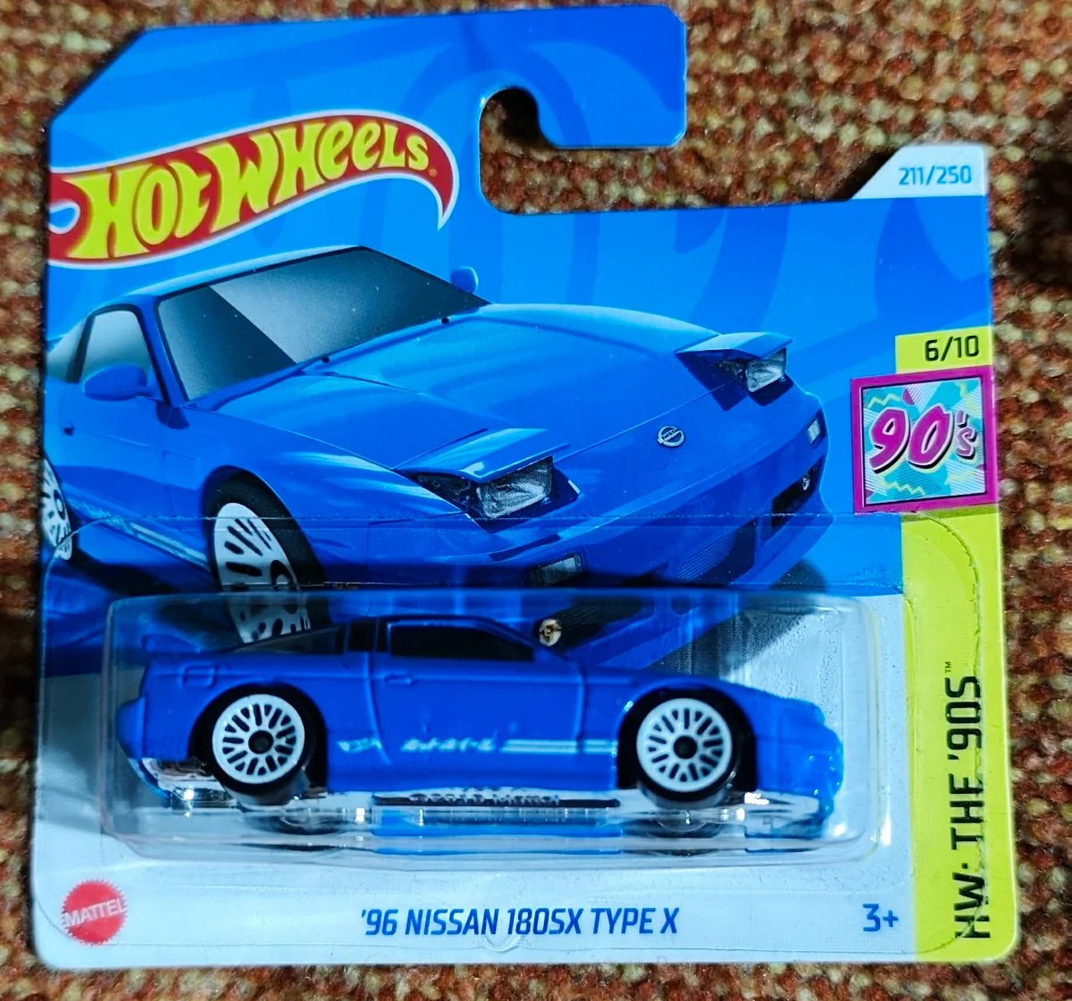 Hot Wheels '96 Nissan 180 SX Type X  1:64