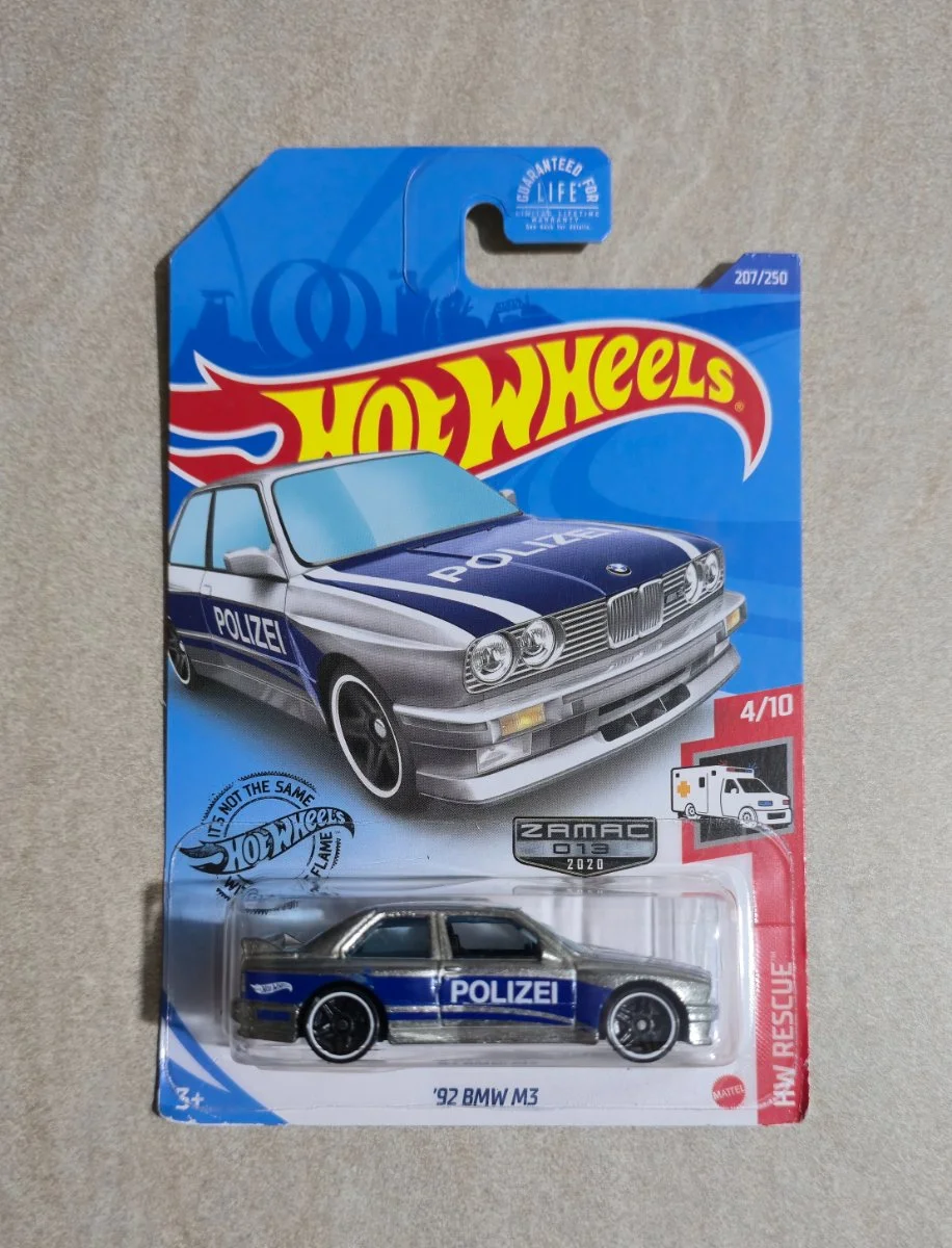 Hot Wheels '92 BMW M3 ZAMAC 1:64