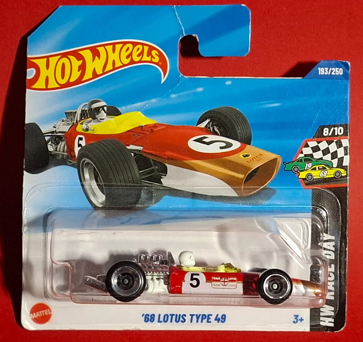 Hot Wheels '68 LOTUS TYPE 49 1:64