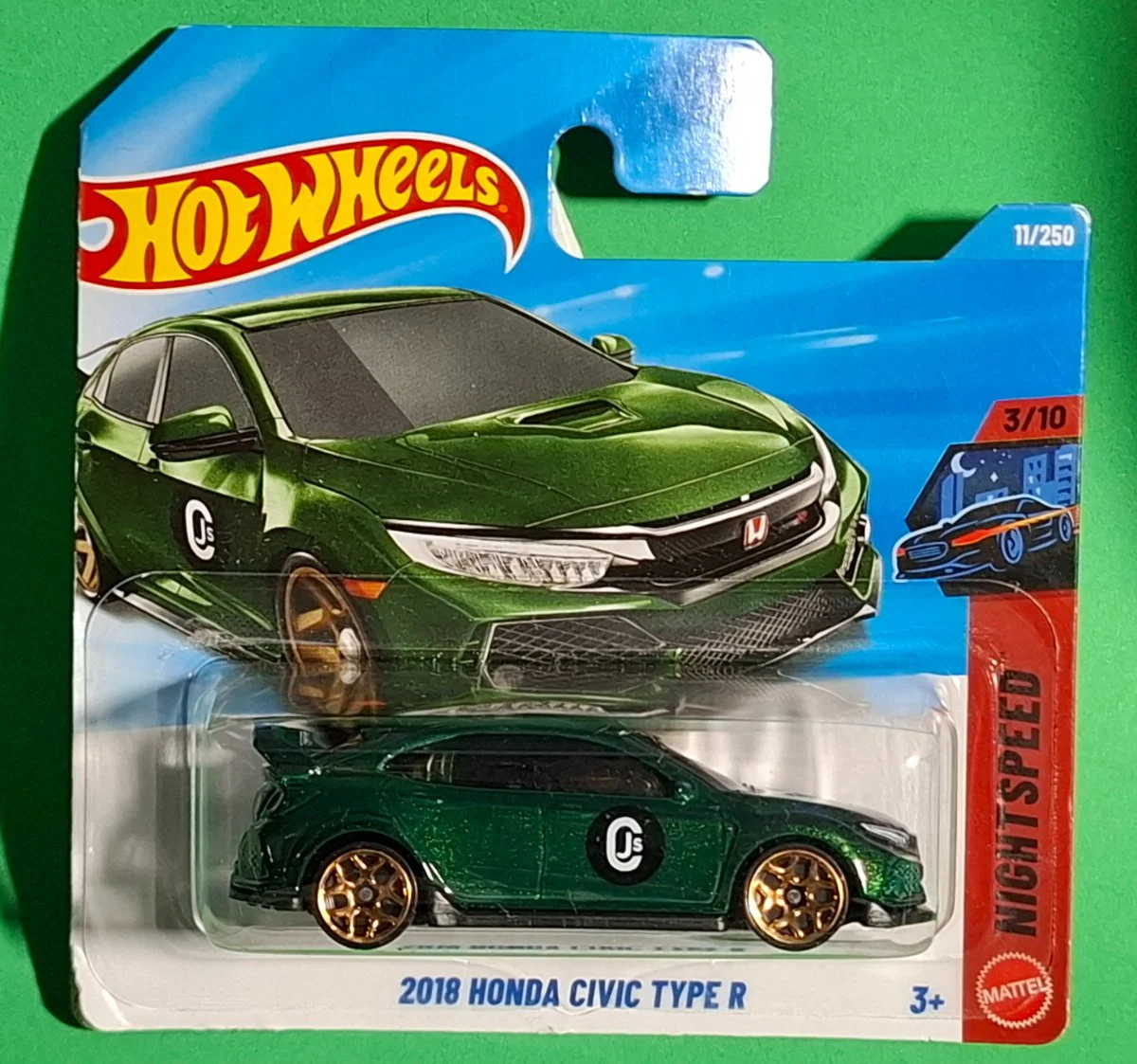 Hot Wheels 2018 HONDA CIVIC TYPE R 1:64