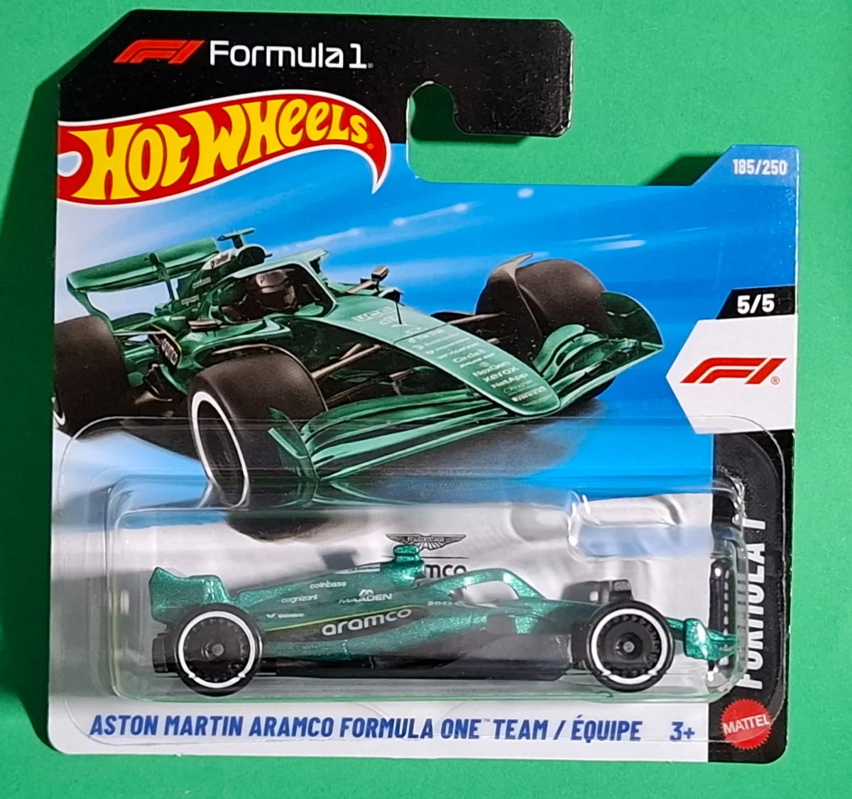 Hot Wheels ASTON MARTIN ARAMCO FORMULA ONE TEAM 1:64