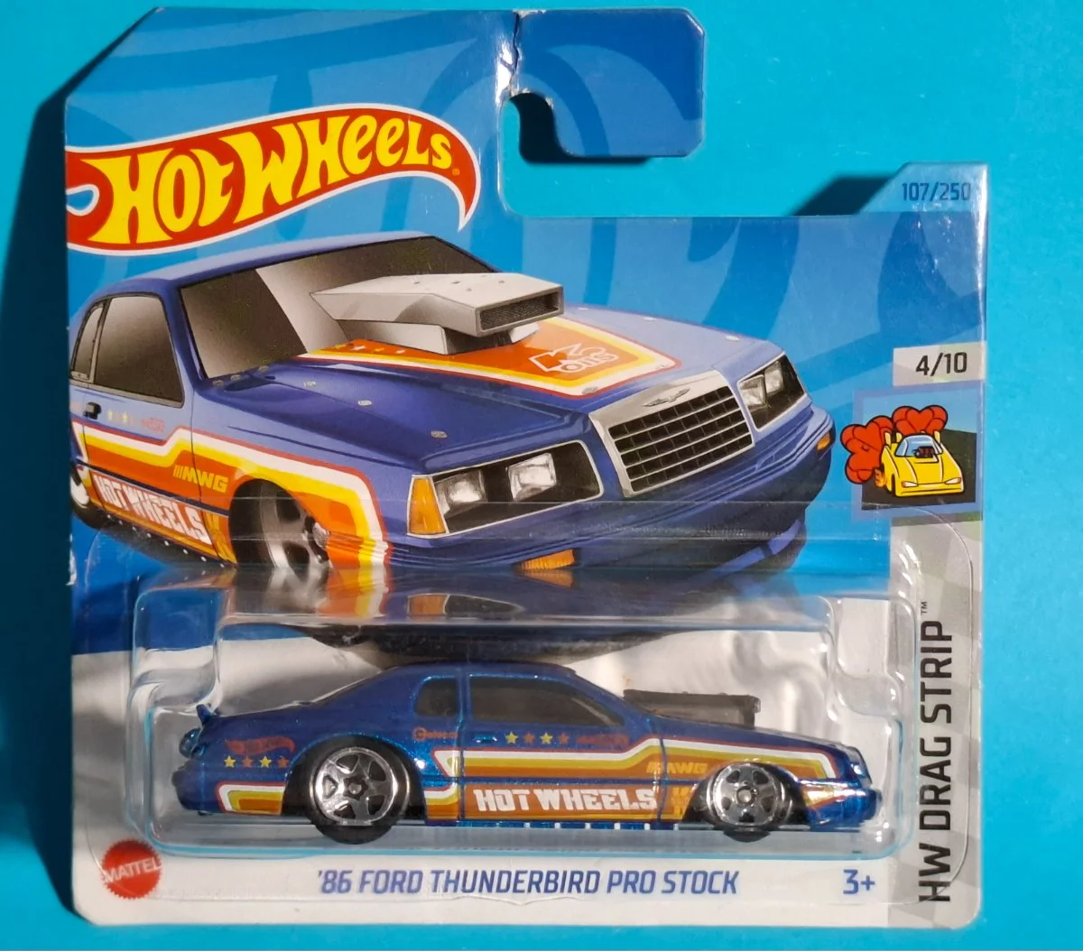 Hot Wheels '86 FORD THUNDERBIRD PRO STOCK 1:64