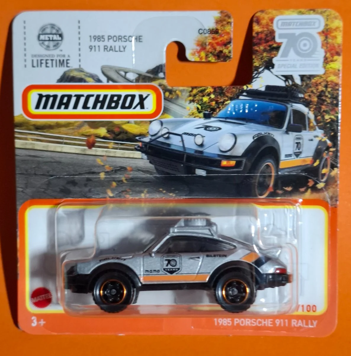 Matchbox 1985 PORSCHE 911 RALLY 1:64