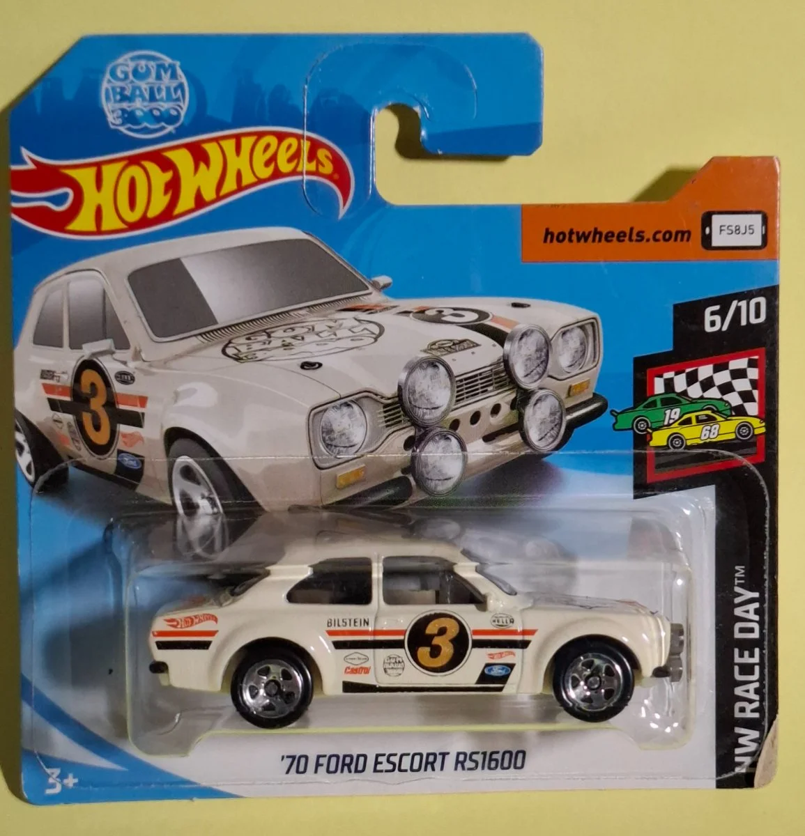 Hot Wheels '70 FORD ESCORT RS1600 1:64
