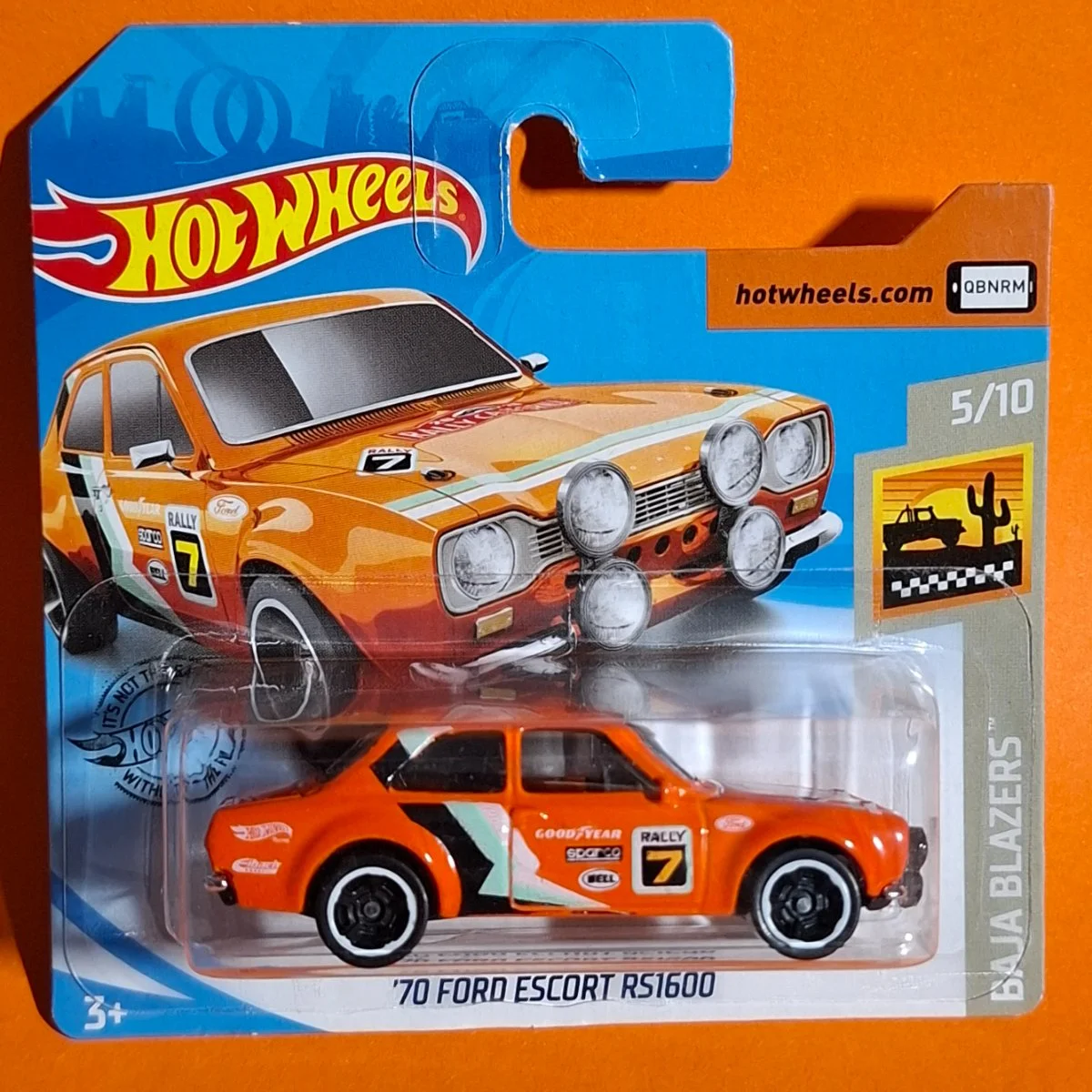 Hot Wheels '70 FORD ESCORT RS1600 1:64