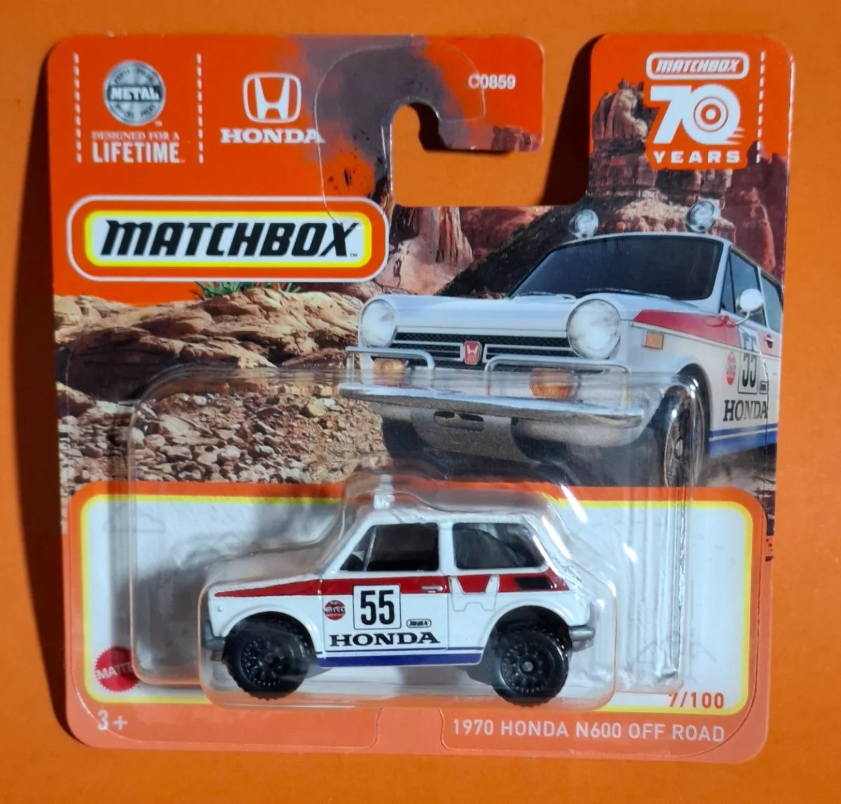Matchbox 1970 HONDA N600 OFF ROAD 1:64