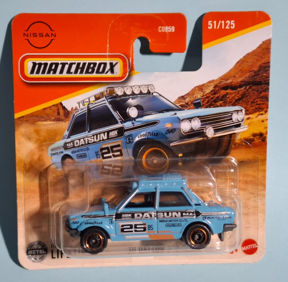 Matchbox '70 DATSUN 510 RALLY 1:64