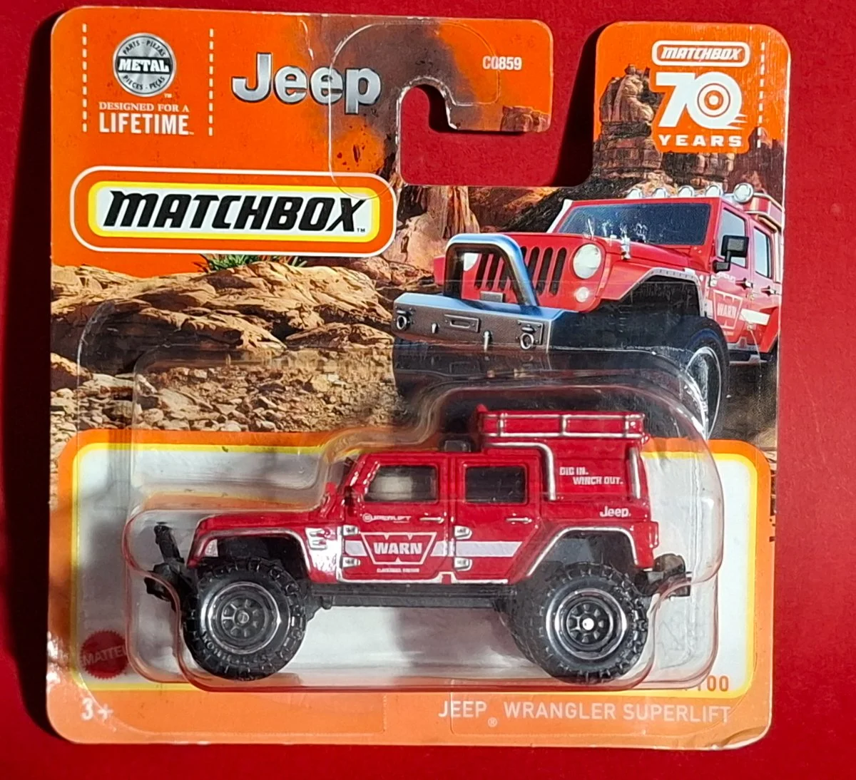 Matchbox JEEP WRANGLER SUPERLIFT 1:64