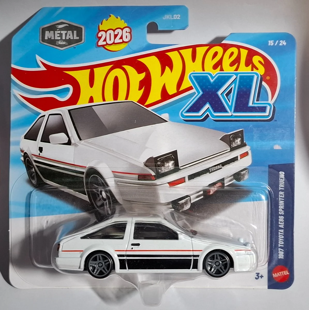 Hot Wheels 1987 TOYOTA AE86 SPRINTER TRUENO 1:43