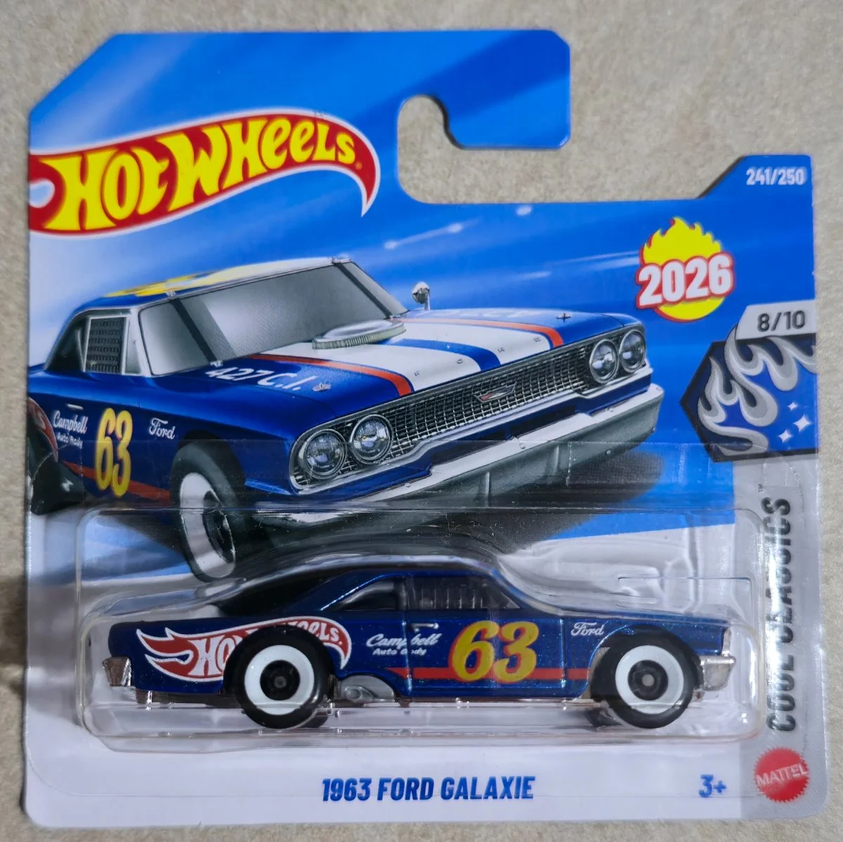 Hot Wheels 1963 Ford Galaxie 1:64