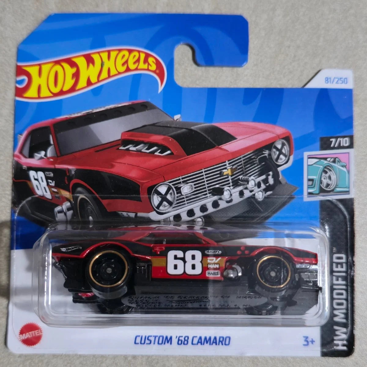 Hot Wheels Custom '68 Camaro 1:64
