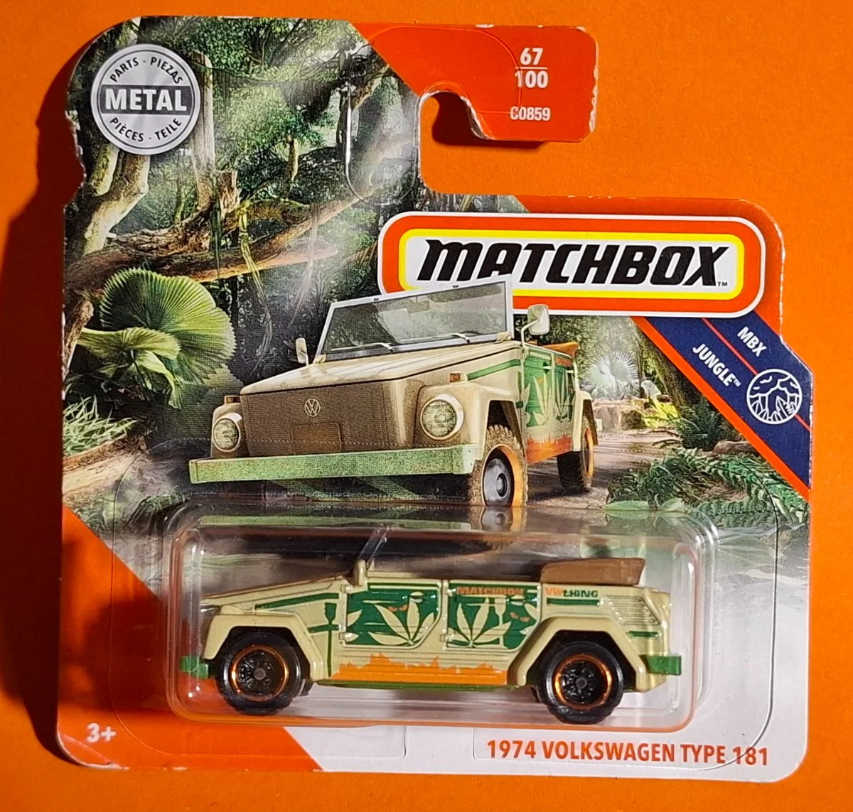 Matchbox 1974 VOLKSWAGEN TYPE 181 1:64