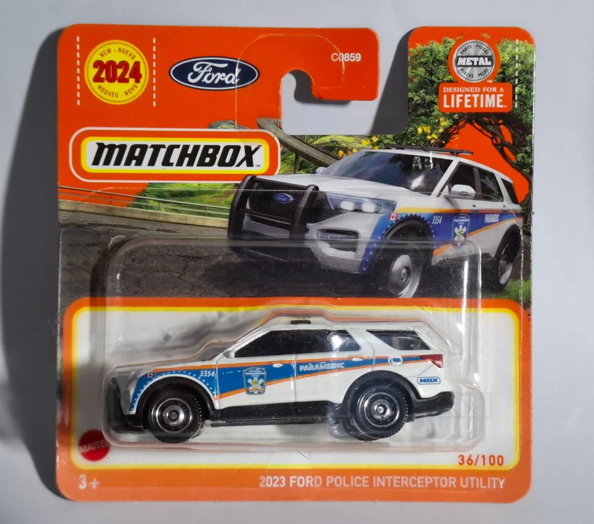Matchbox 2023 FORD POLICE INTERCEPTOR UTILITY 1:64