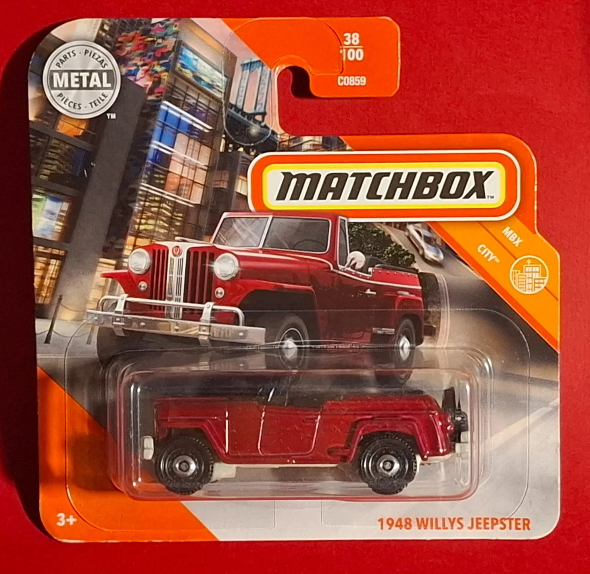 Matchbox 1948 WILLYS JEEPSTER 1:64