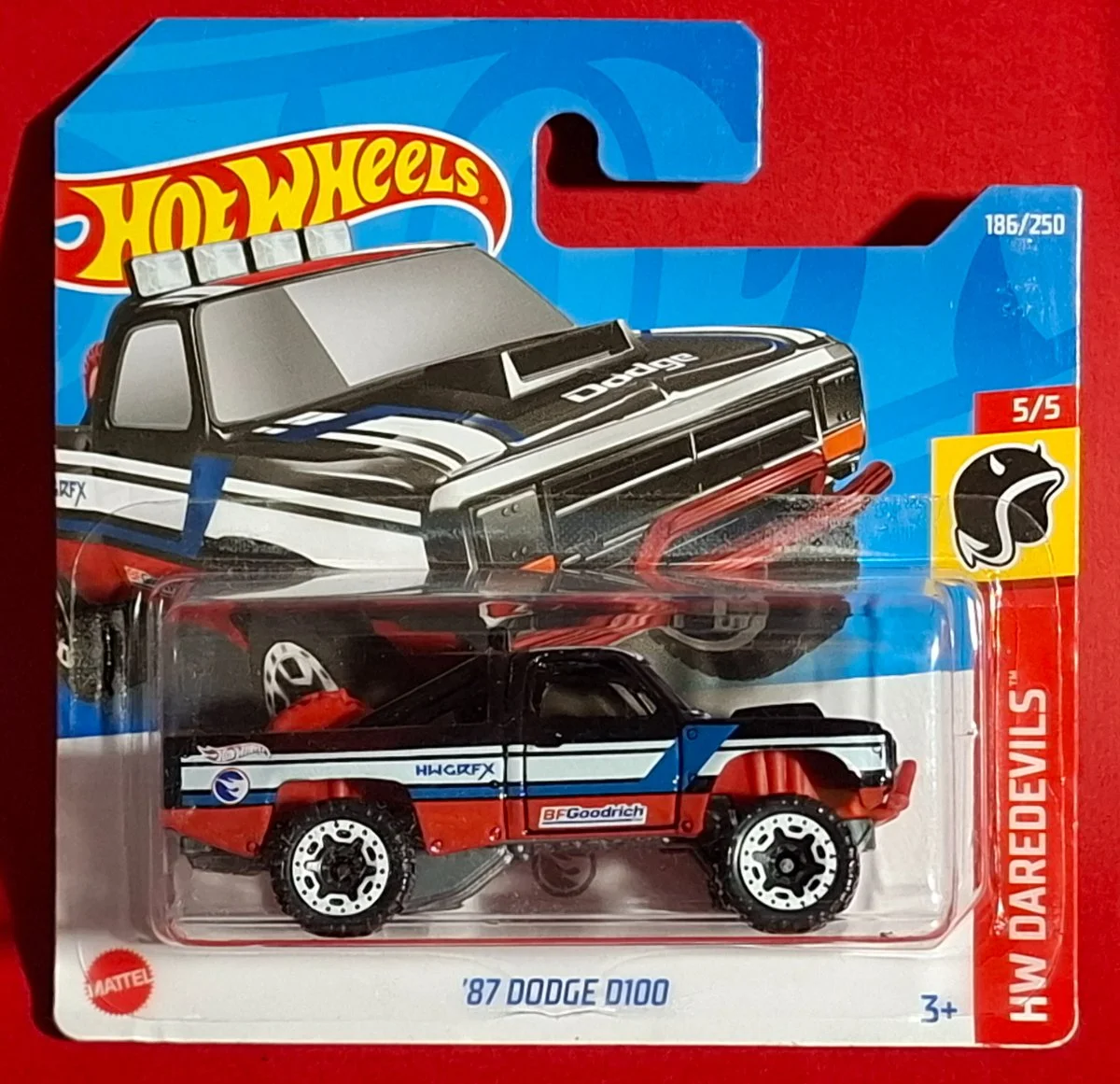 Hot Wheels '87 DODGE D100 1:64