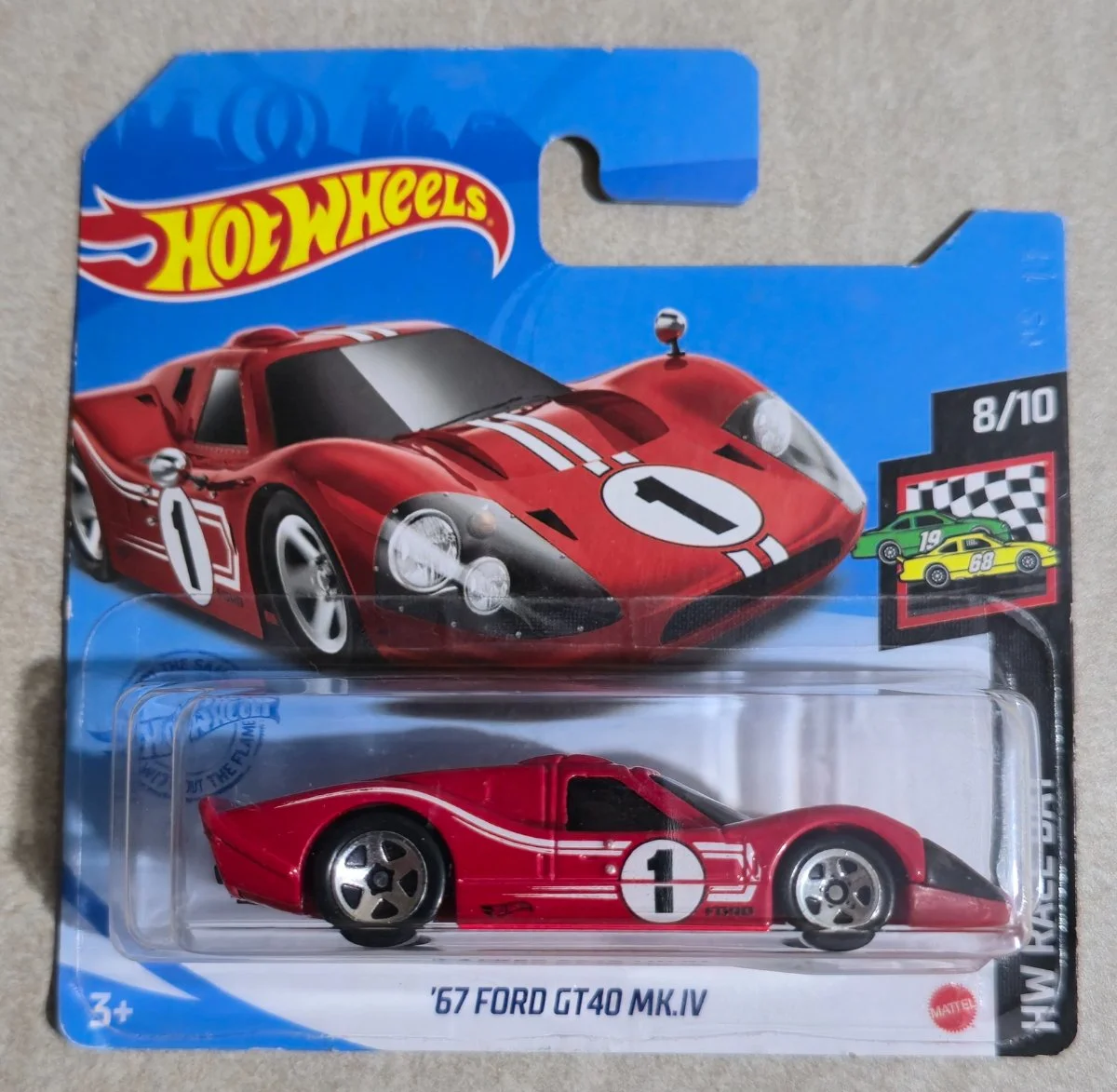 Hot Wheels '67 Ford GT40 Mk.IV 1:64