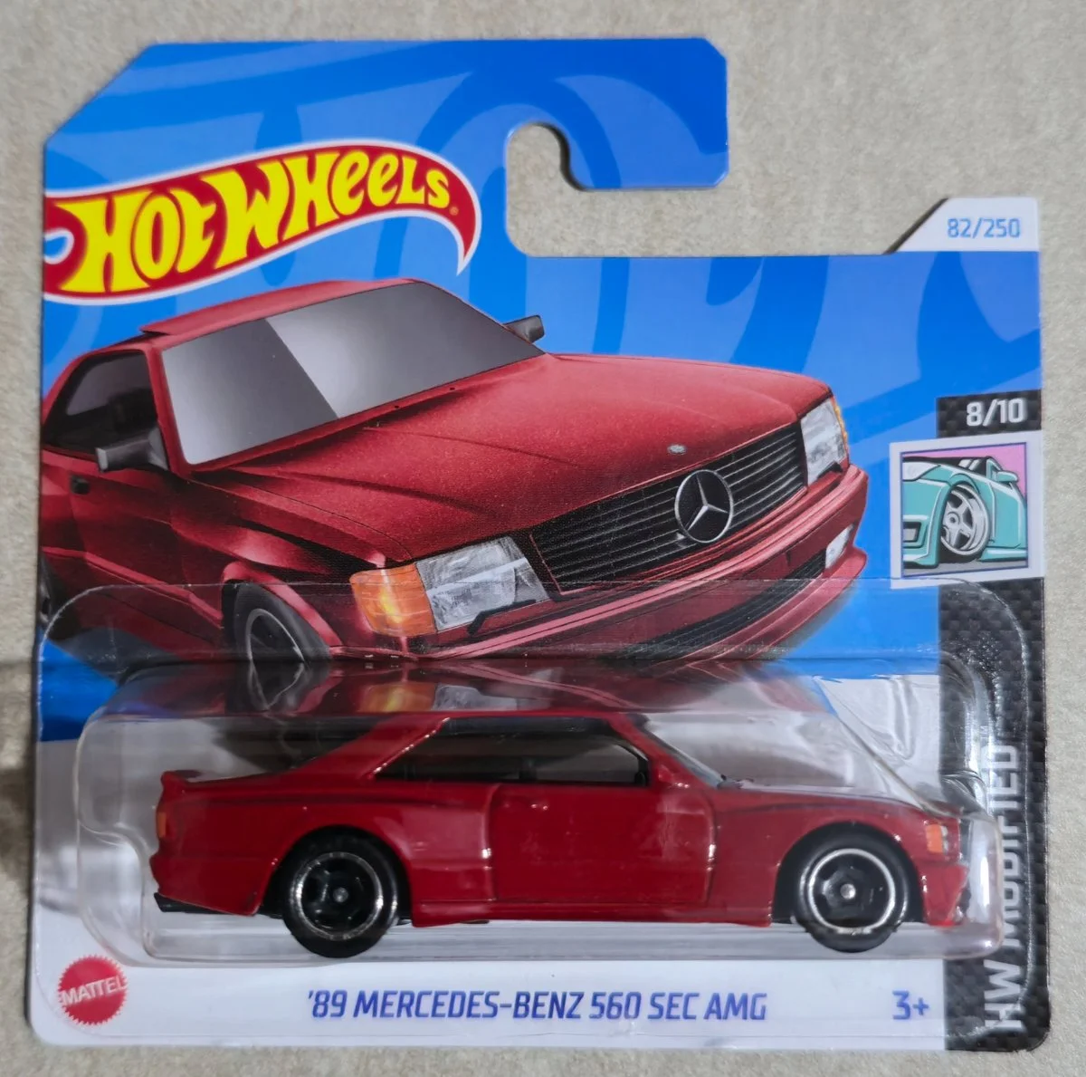 Hot Wheels '89 Mercedes-Benz 560 SEC AMG 1:64