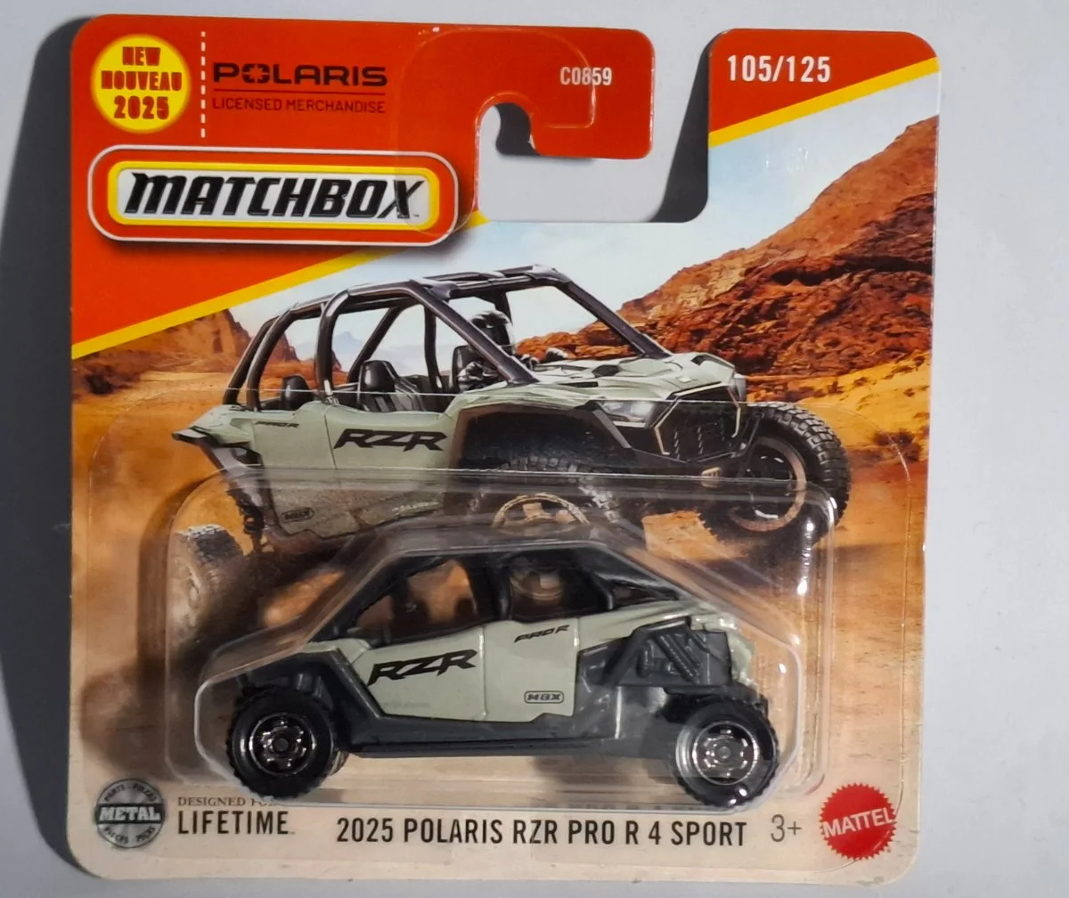 Matchbox 2025 POLARIS RZR PRO R 4 SPORT 1:64