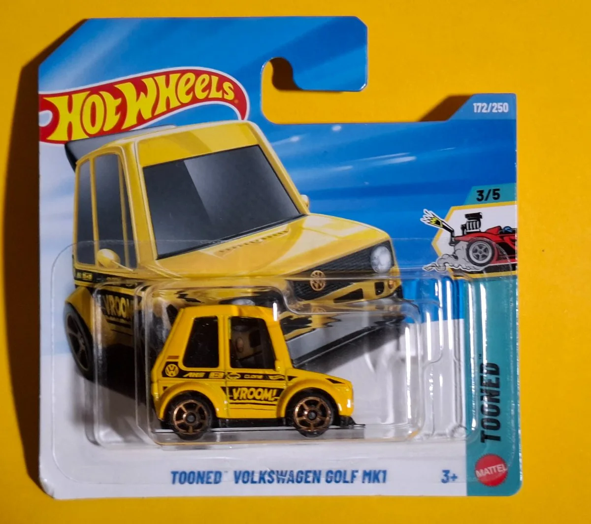 Hot Wheels TOONED VOLKSWAGEN GOLF MK1 1:64