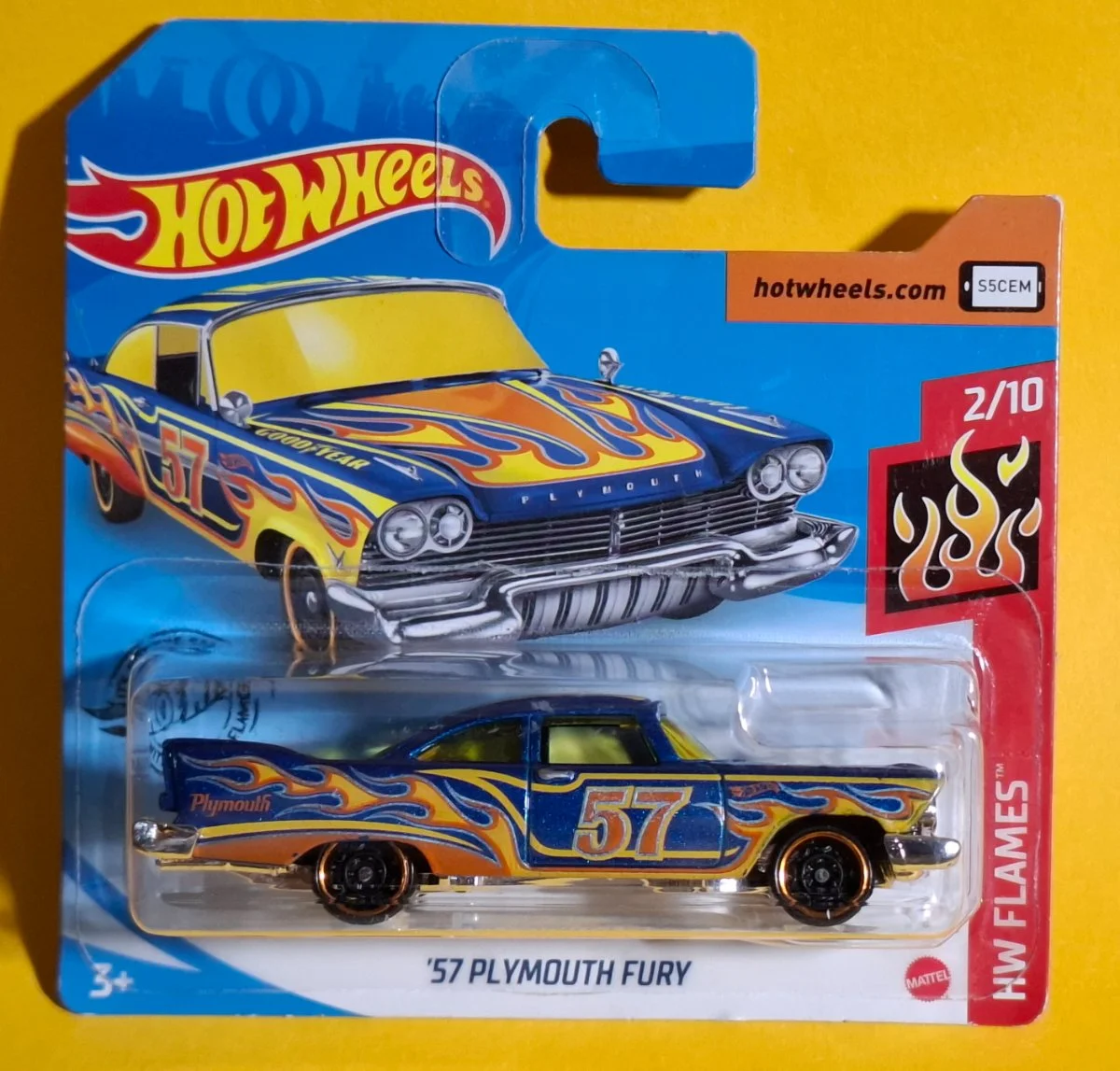 Hot Wheels '57 PLYMOUTH FURY 1:64