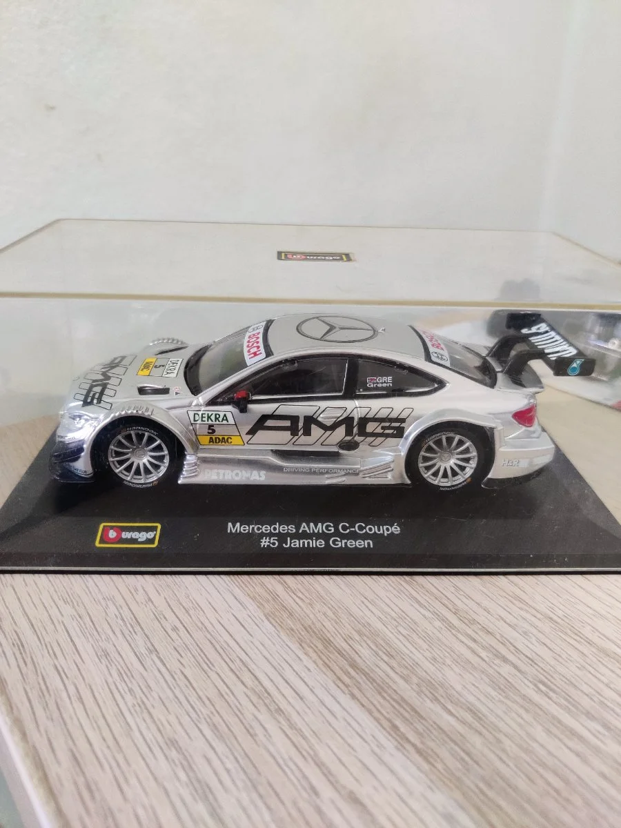 Bburago Mercedes AMG C-Coupe #5 Jamie Green 1:36