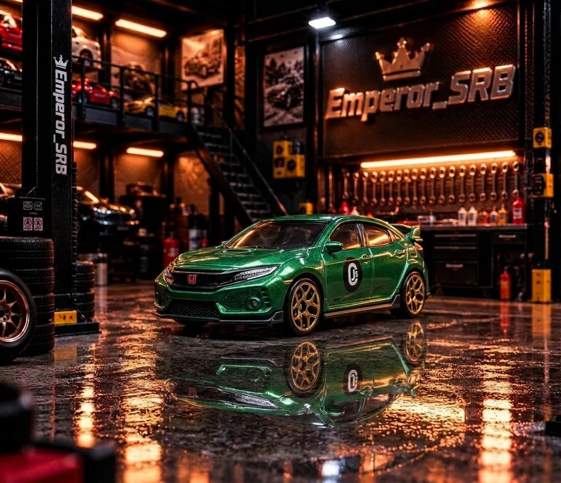 Hot Wheels 2018 Honda Civic Type R 1:64