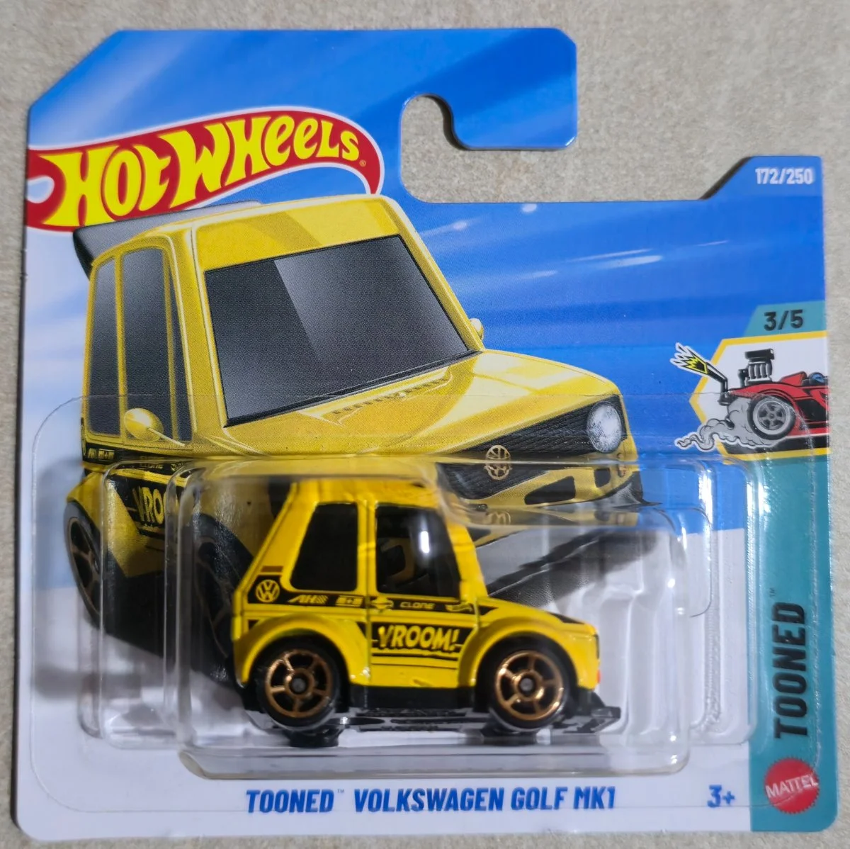 Hot Wheels Tooned Volkswagen Golf MK1 1:64
