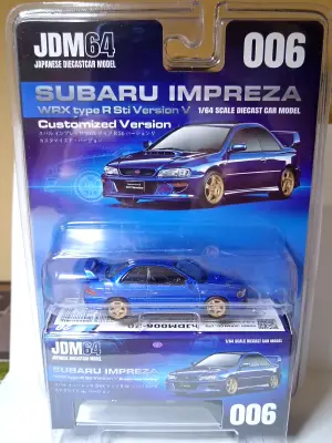 AutoArt Hobby Japan 1/64 Subaru Impreza WRX STi Type R