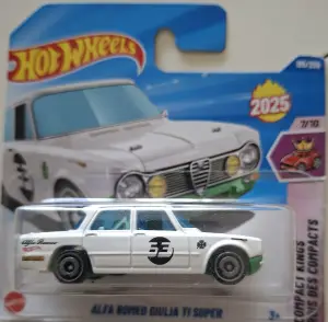 Hot Wheels Alfa Romeo Giulia TI super