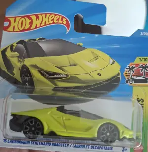Hot Wheels '16 Lamborghini Centerario Roadster/Cabriolet 