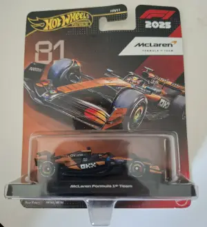 Hot Wheels McLaren Formula F1 Team 2025 