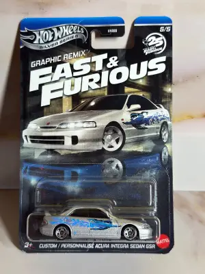 Hot Wheels CUSTOM / PERSONNALISÉ ACURA INTEGRA SEDAN GSR