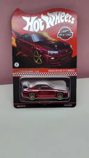 Hot Wheels Nissan skyline r34 1:64 - Minigaraža