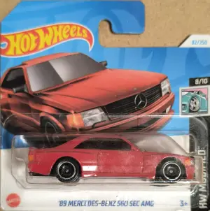 Hot Wheels '89 Mercedes-Benz 560 SEC AMG