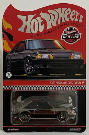 Hot Wheels Ford Mustang Cobra R 1993 1:64 - minigaraza.com
