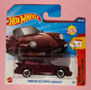 Hot Wheels PORSCHE 911 TURBO CABRIOLET