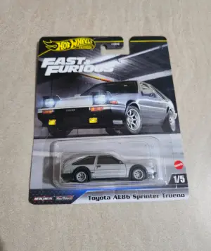 Hot Wheels Toyota AE86 Sprinter Trueno 