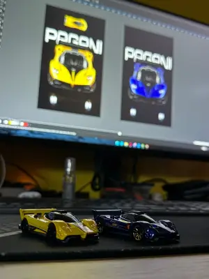 AutoArt Poster sa 3D modelom 1:64 - Minigaraža