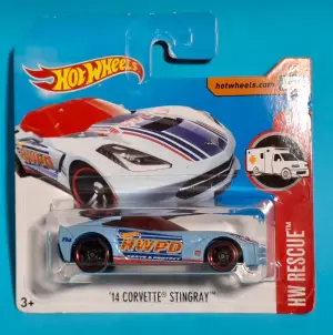 Hot Wheels '14 CORVETTE STINGRAY 1:64 - Minigaraža