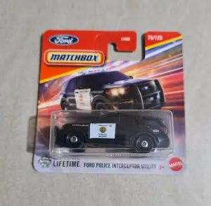 Matchbox Ford Police Interceptor Utility 1:64 - Minigaraža