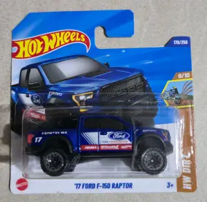 Hot Wheels '17 Ford F-150 Raptor 1:64 - Minigaraža